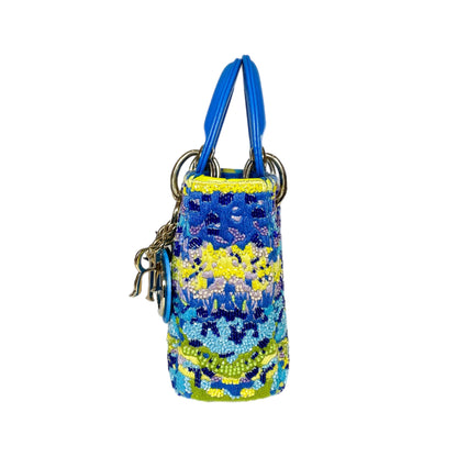Dior Multicolor Beaded Micro Lady Dior