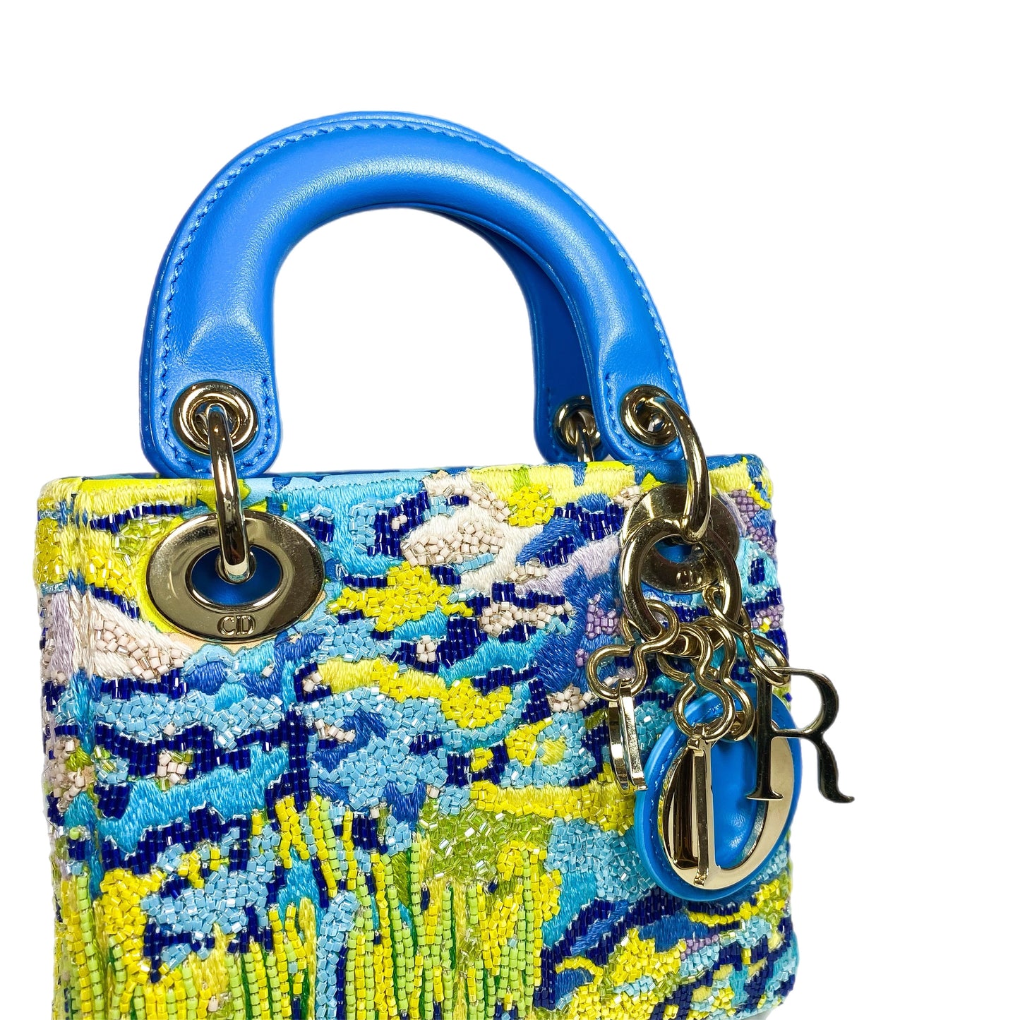 Dior Multicolor Beaded Micro Lady Dior