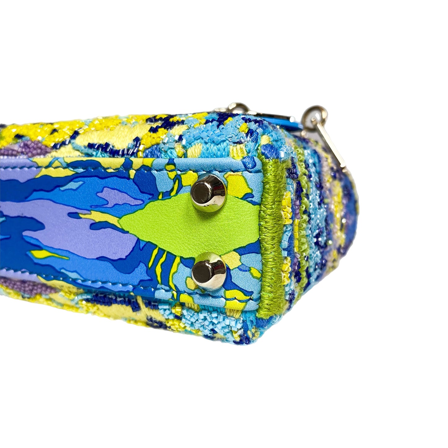 Dior Multicolor Beaded Micro Lady Dior