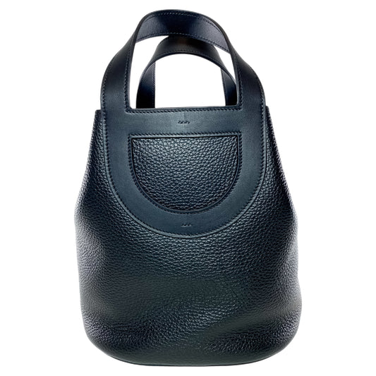 Hermes In-The-Loop 23 Black Clemence Palladium Hardware