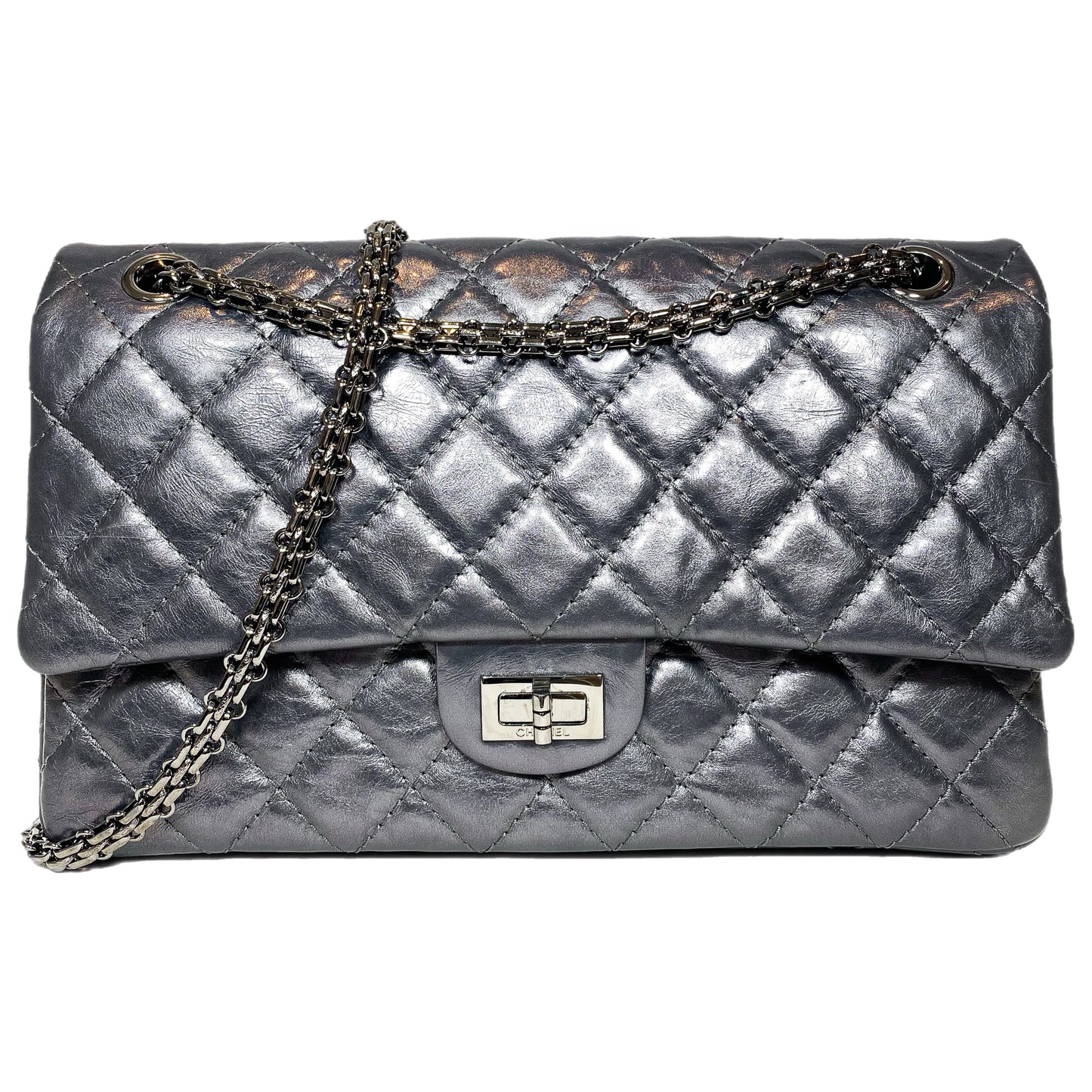 Chanel Gray Reissue Flap Bag