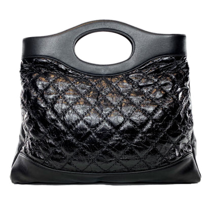 Chanel Black Quilted Large 31 Shopping Tote