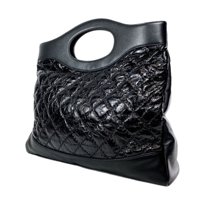 Chanel Black Quilted Large 31 Shopping Tote