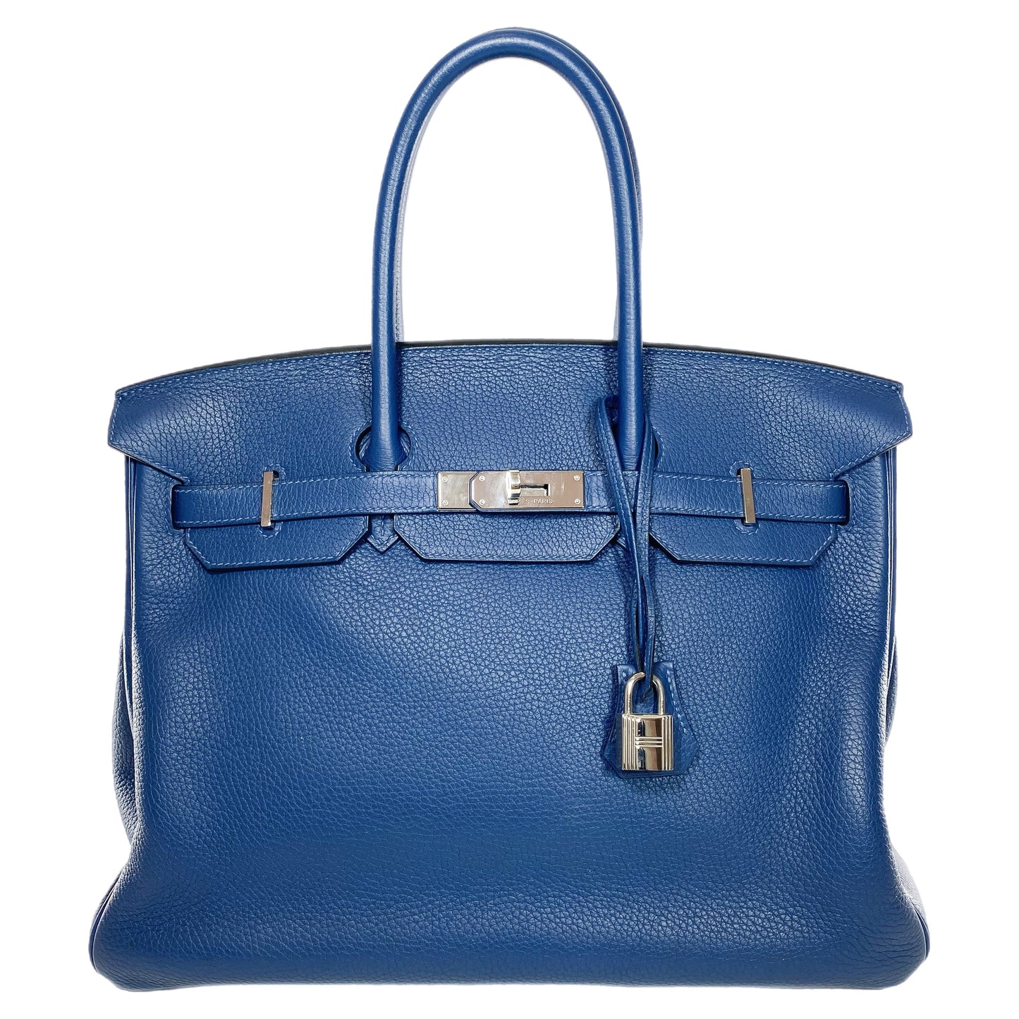 Hermes Birkin 35 Deep Blue Togo Palladium Hardware