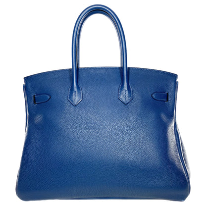 Hermes Birkin 35 Deep Blue Togo Palladium Hardware