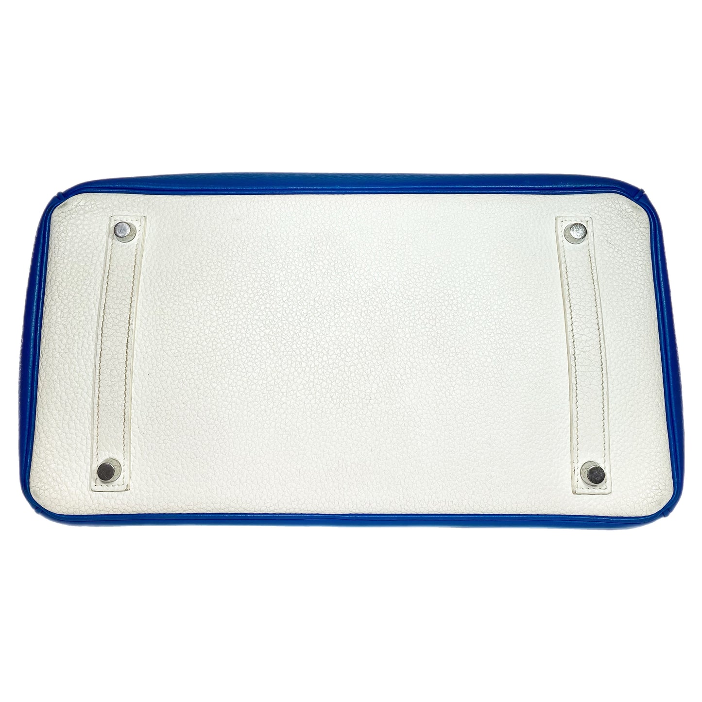 Hermes Birkin 35 Eclat Mykonos White Clemence Palladium Hardware