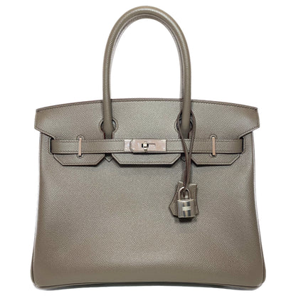 Hermes Birkin 30 Etain Epsom Palladium Hardware