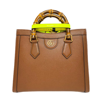 Gucci Diana Brown Bamboo Tote Bag