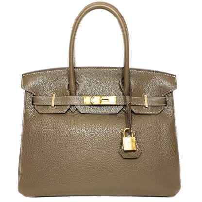 Hermes Birkin 30 Etoupe Togo Gold Hardware