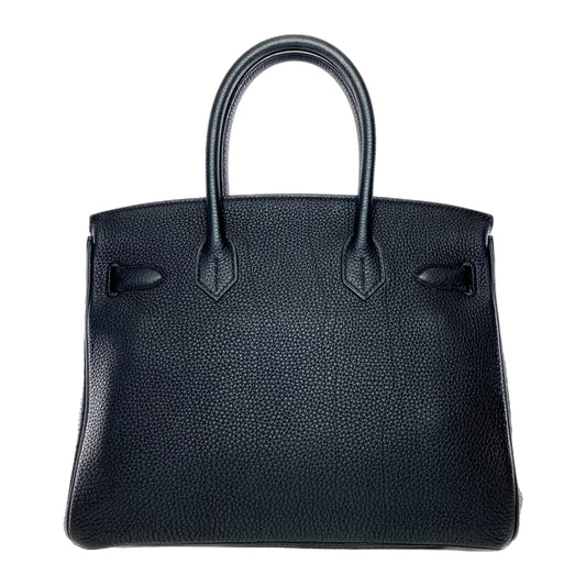 Hermes Birkin 30 Black Togo Gold Hardware