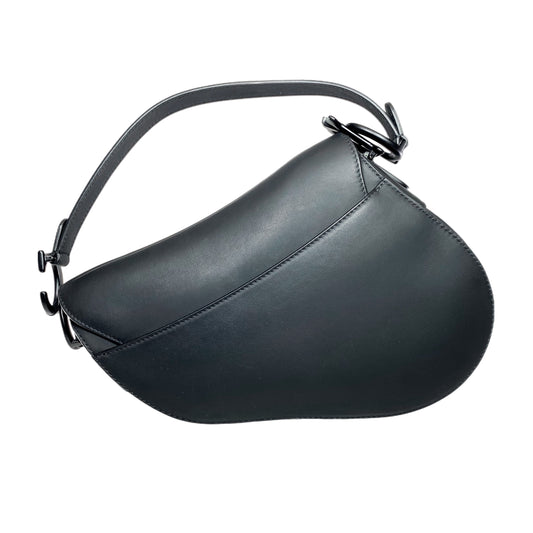 Dior Black Ultramatte Saddle Bag