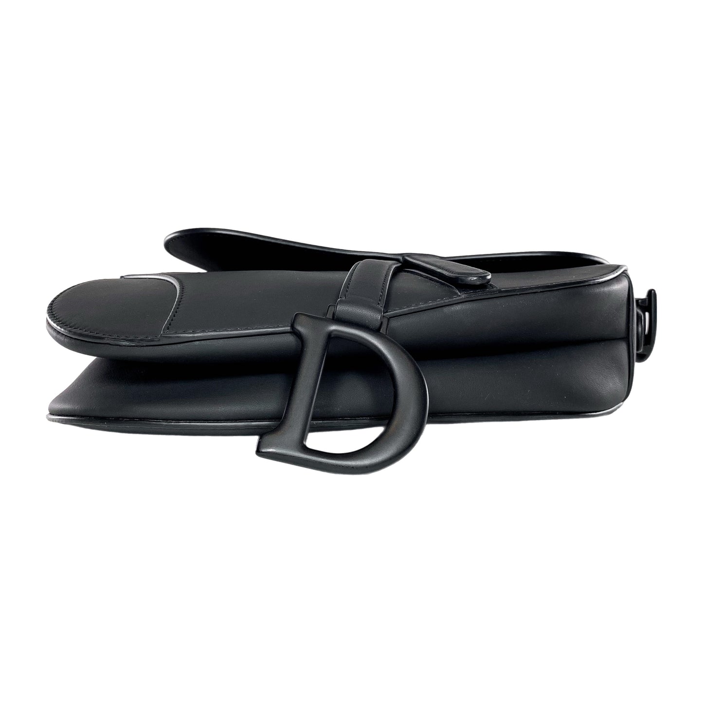 Dior Black Ultramatte Saddle Bag