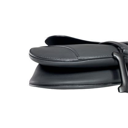 Dior Black Ultramatte Saddle Bag