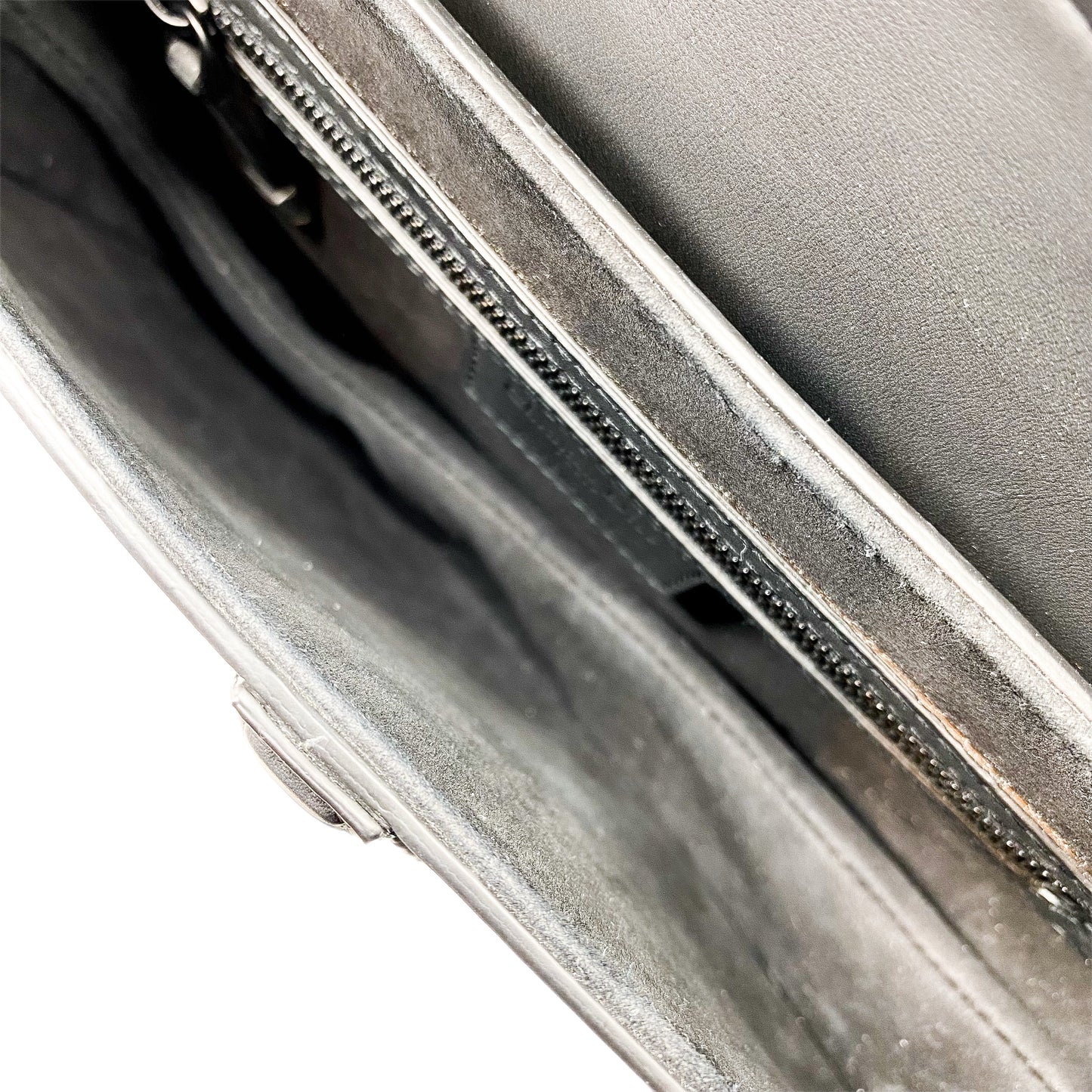 Dior Black Ultramatte Saddle Bag