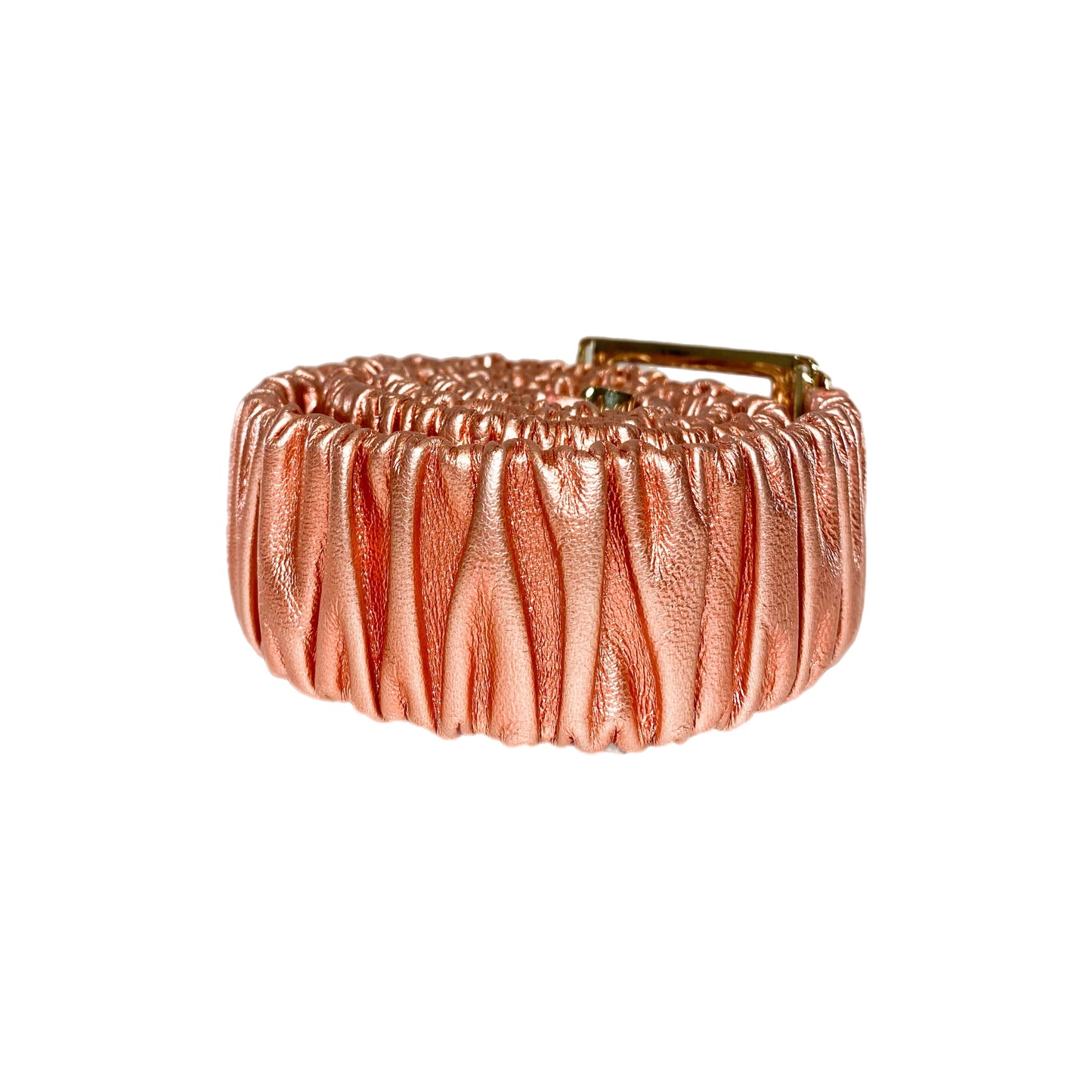 Chanel Pink Logo Belt