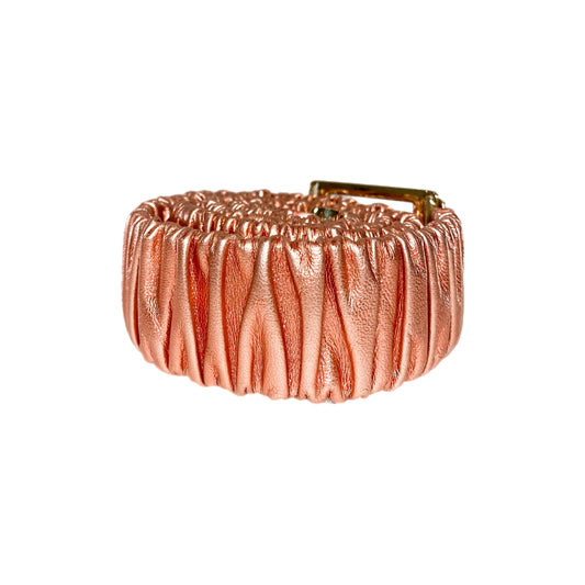 Chanel Pink Logo Belt