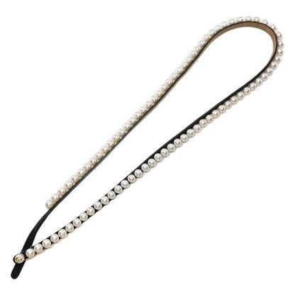 Chanel Black Pearl Skinny Belt