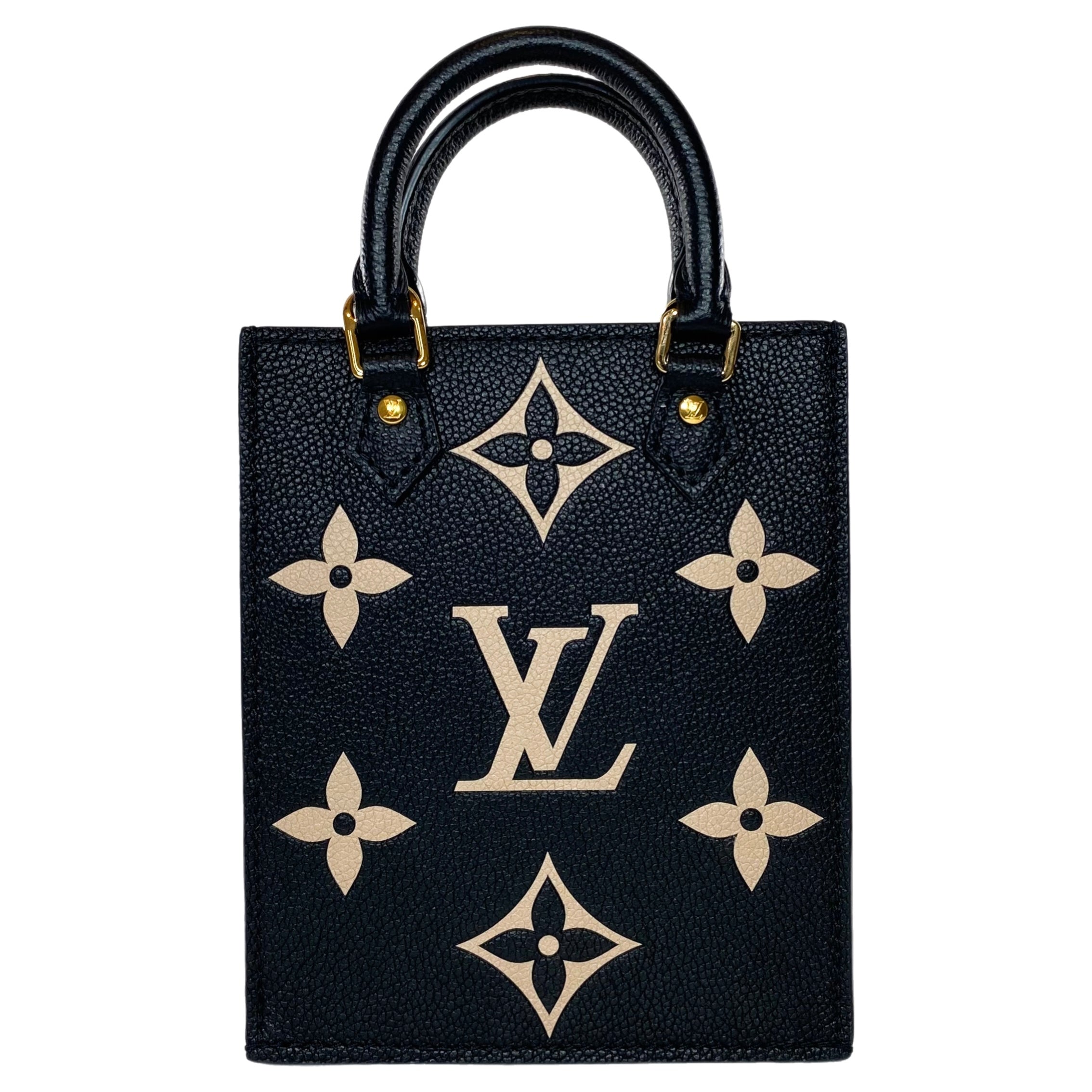 Louis Vuitton Petite Black Sac Plat