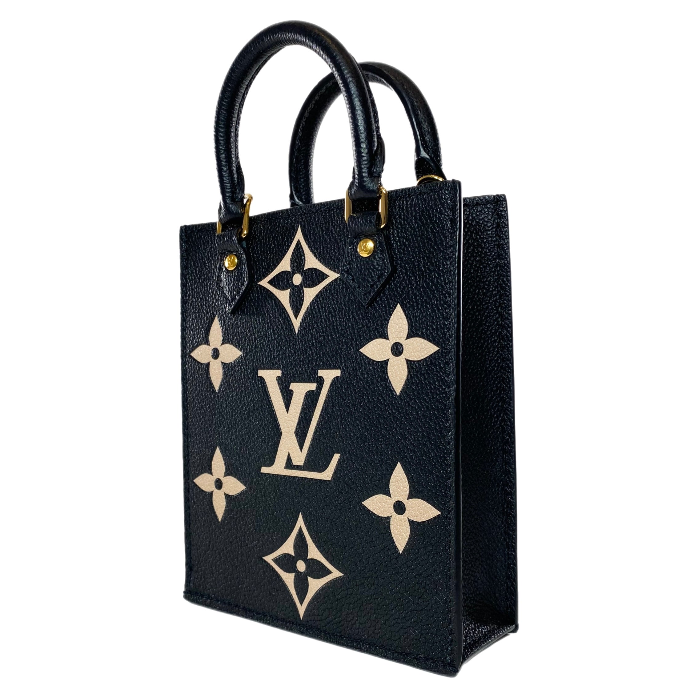 Louis Vuitton Petite Black Sac Plat