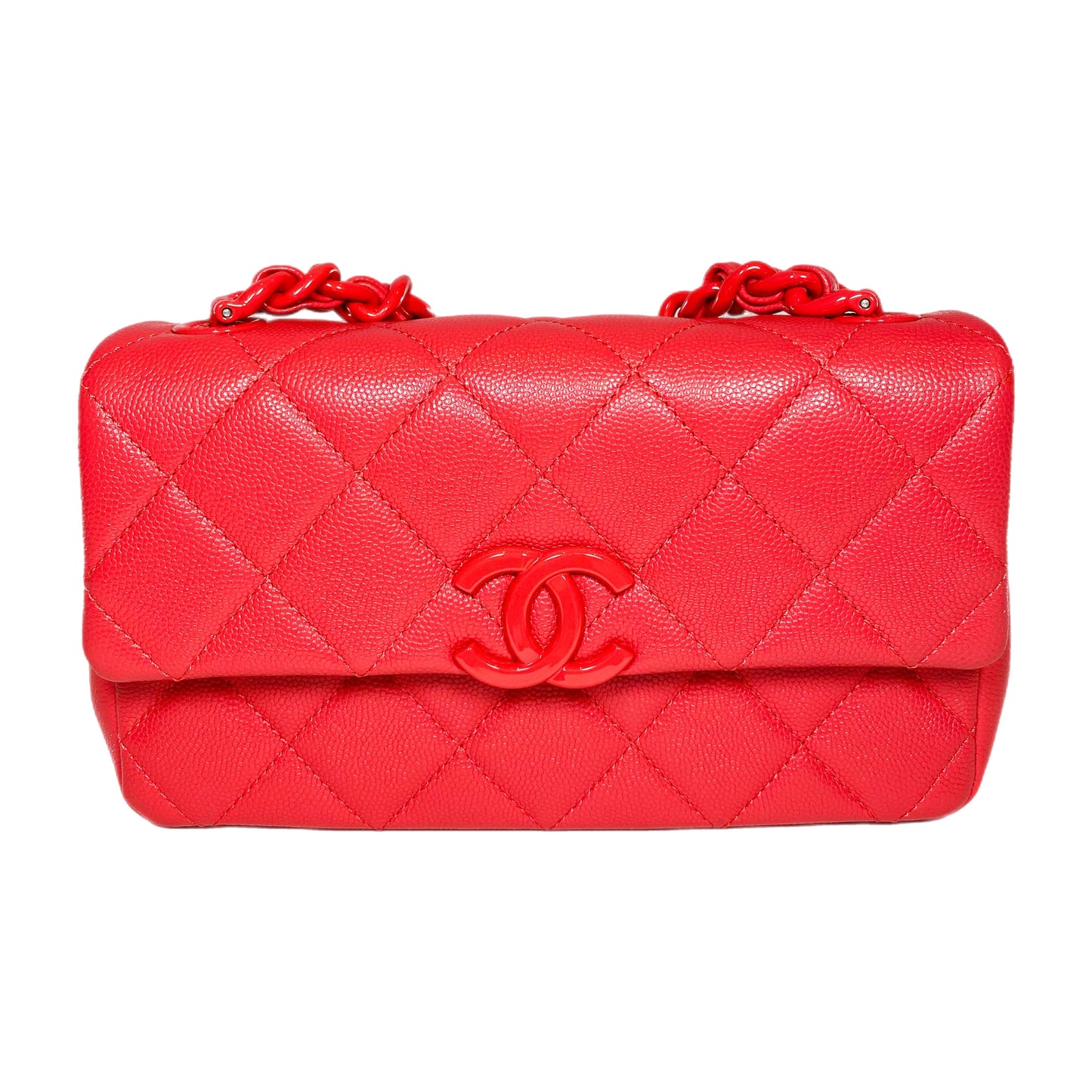 Chanel Raspberry Small My Everything Flap Bag