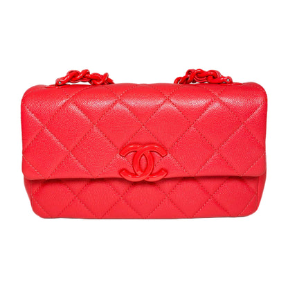 Chanel Raspberry Small My Everything Flap Bag