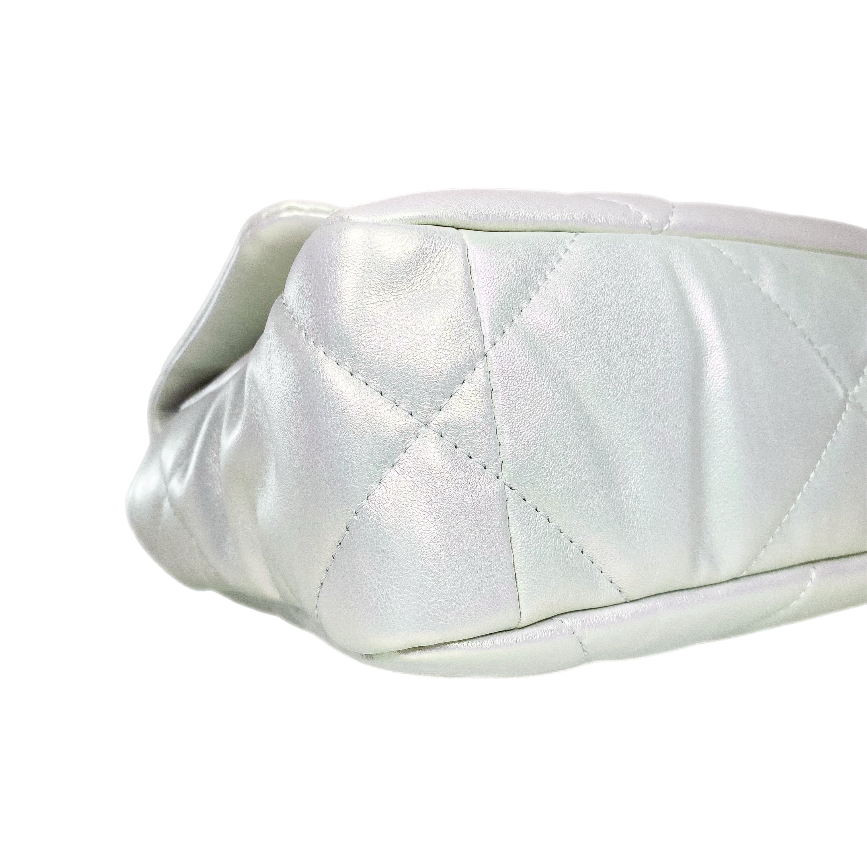 Chanel 19 Iridescent White Medium Flap Bag – Consign of the Times ™