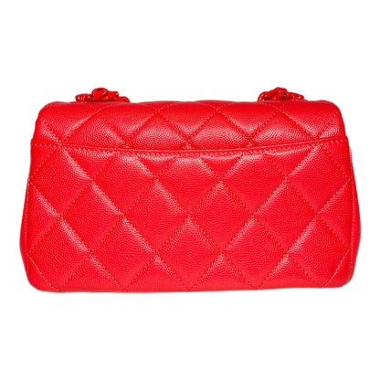 Chanel Raspberry Small My Everything Flap Bag