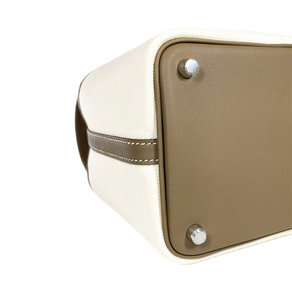 Hermes Picotin 18 Ecru Etoupe Cargo Palladium Hardware