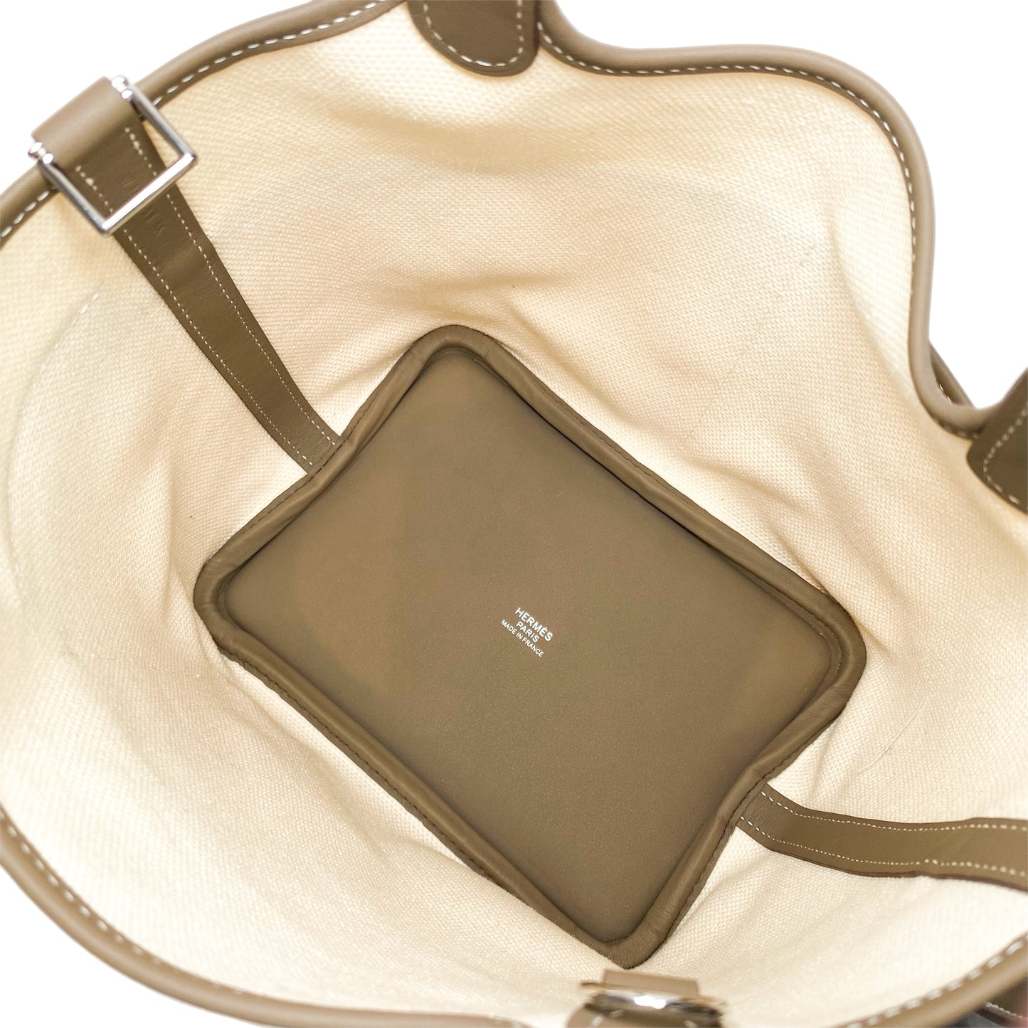 Hermes Picotin 18 Ecru Etoupe Cargo Palladium Hardware