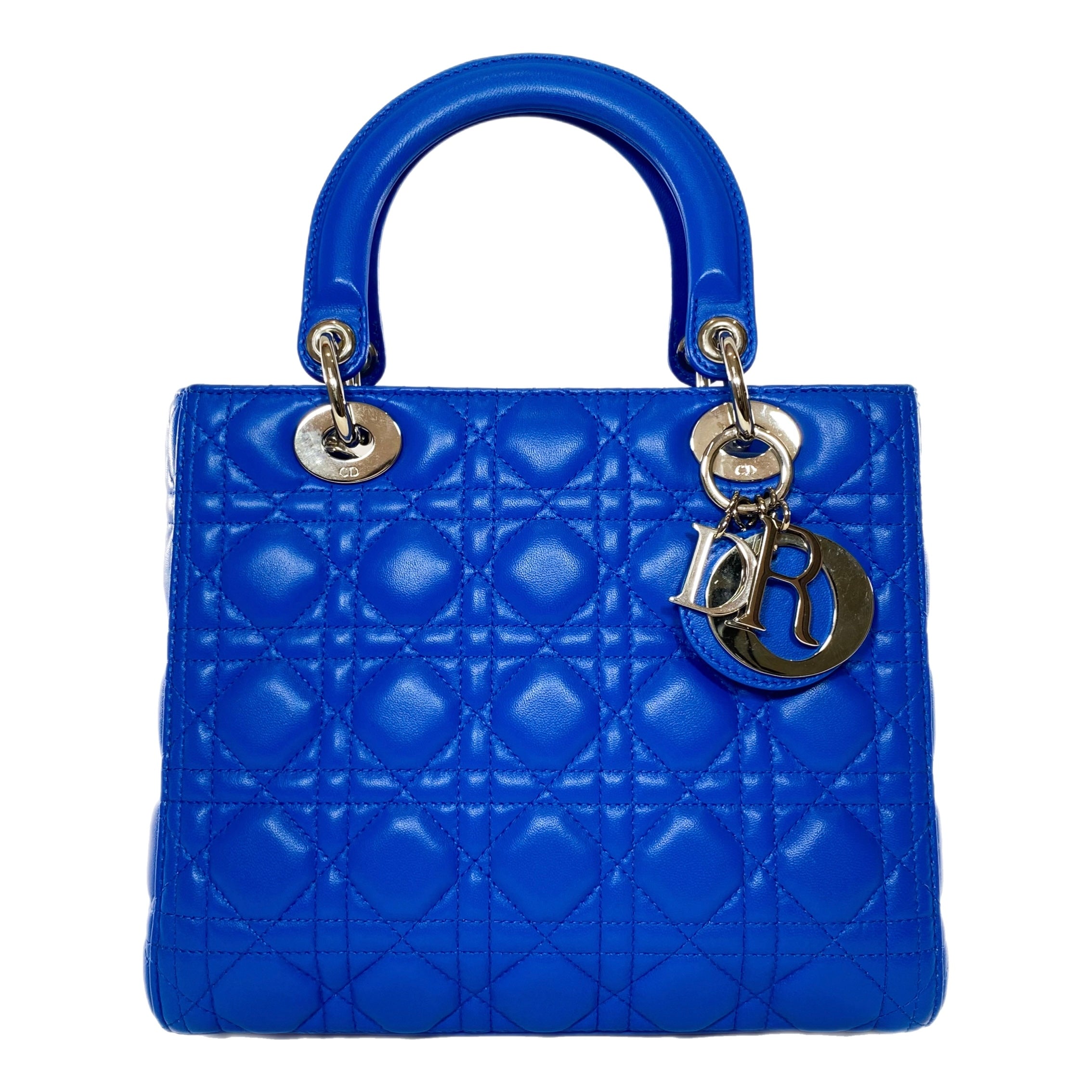 Dior Blue Persan Medium Lady Dior