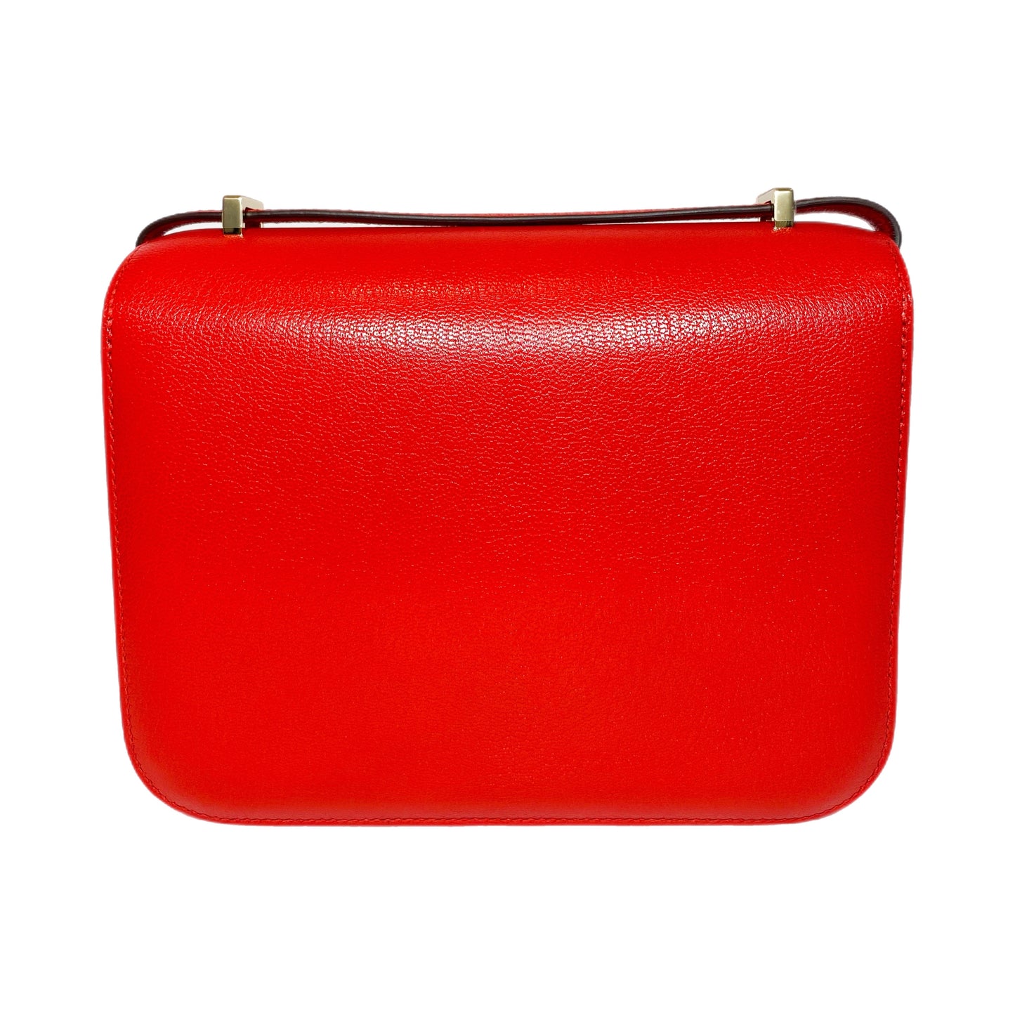 Hermes Constance 18 Rouge de Coeur Chevre Gold Hardware - Online Only