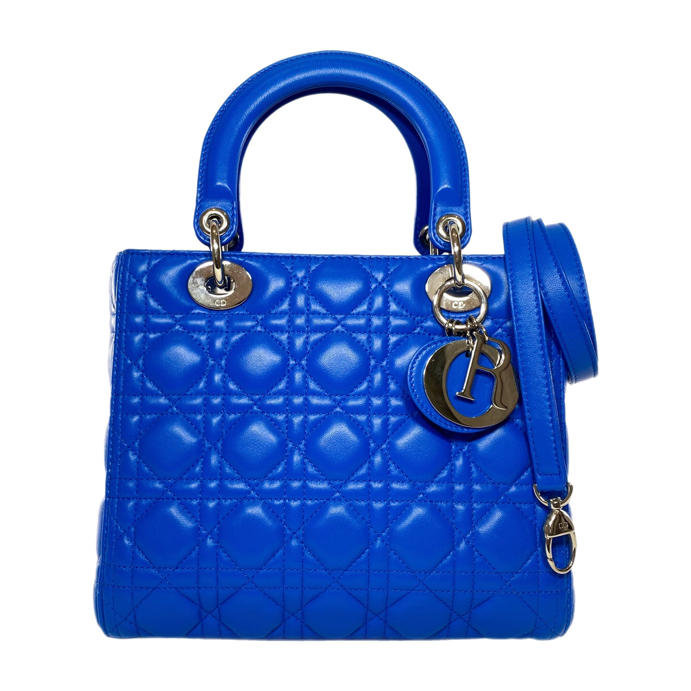 Dior Blue Persan Medium Lady Dior