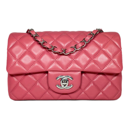 Chanel Pink Lambskin Mini Rectangle