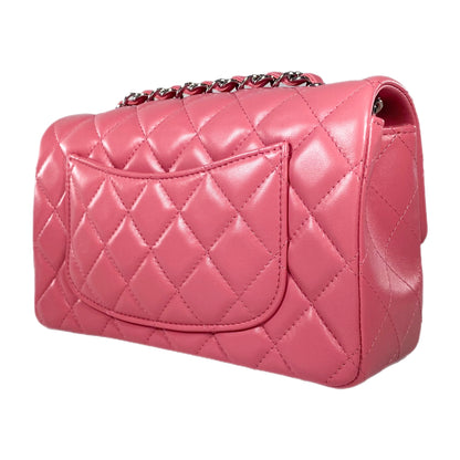 Chanel Pink Lambskin Mini Rectangle