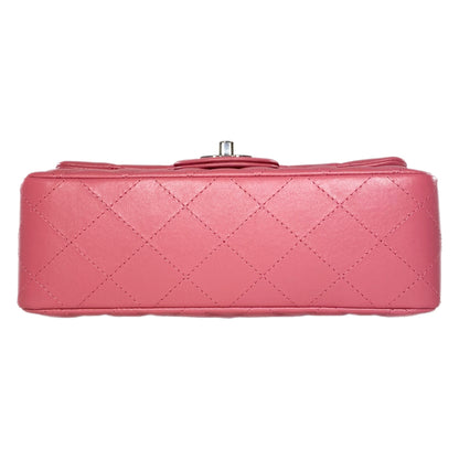 Chanel Pink Lambskin Mini Rectangle