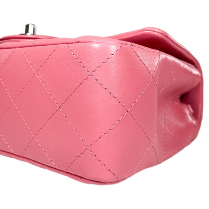 Chanel Pink Lambskin Mini Rectangle