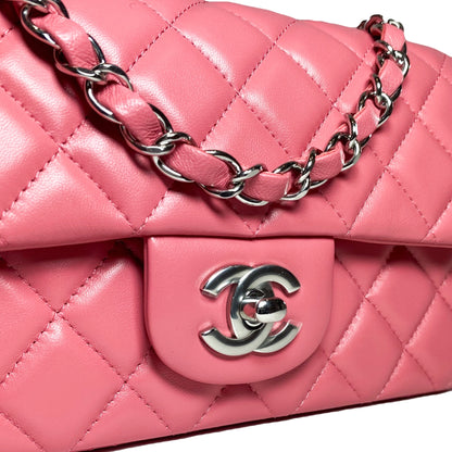 Chanel Pink Lambskin Mini Rectangle