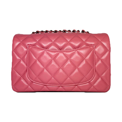 Chanel Pink Lambskin Mini Rectangle