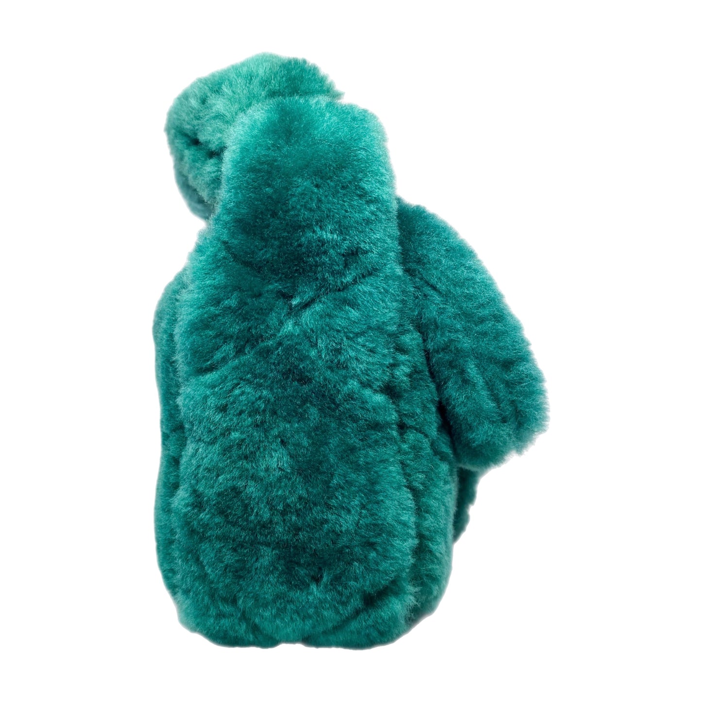 Chanel Green Shearling Quilted Crossbody Bag