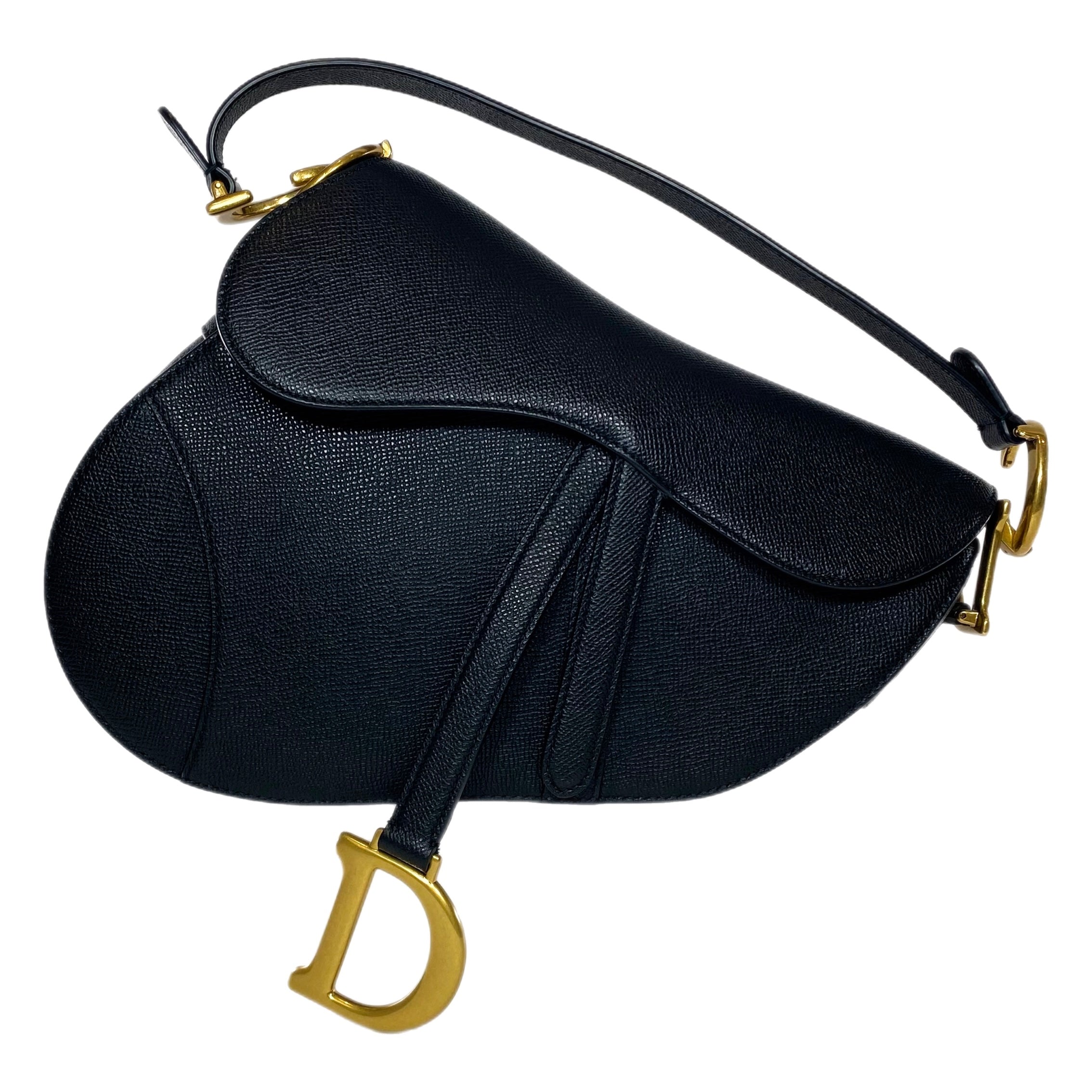 Dior Black Saddle Bag