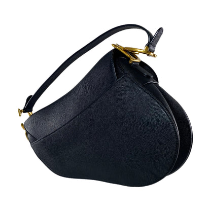 Dior Black Saddle Bag