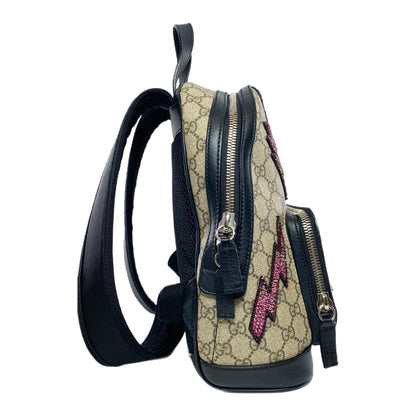 Gucci GG Supreme Monogram Embroidered Backpack