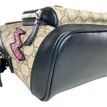 Gucci GG Supreme Monogram Embroidered Backpack