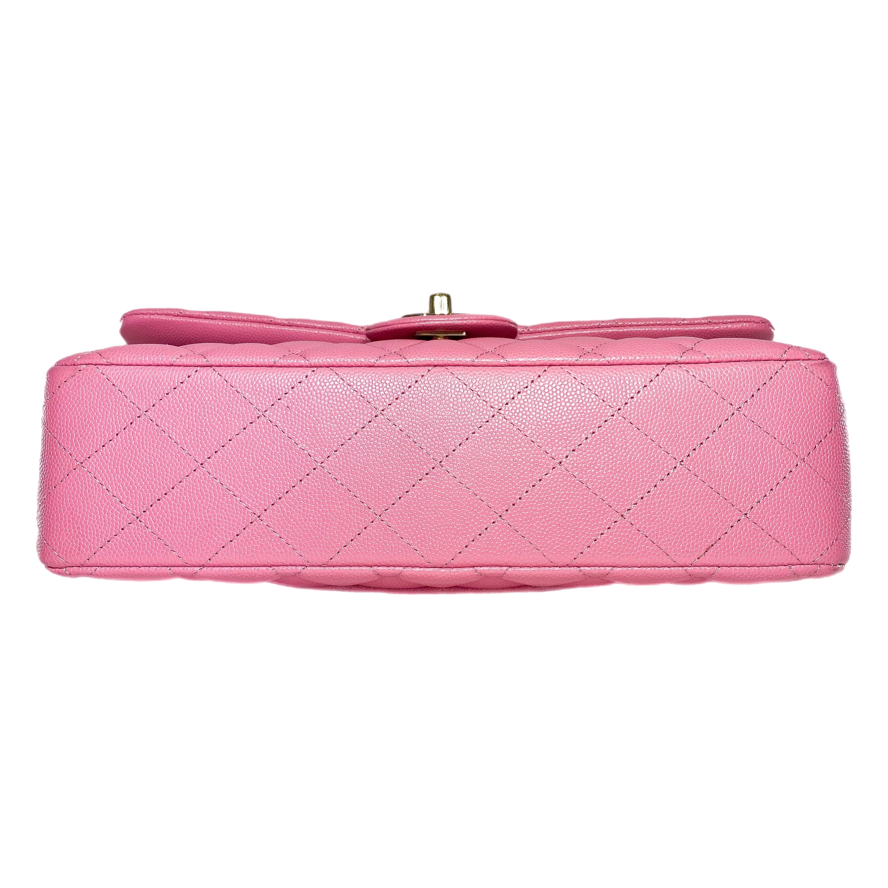 Chanel Pink Medium Double Flap Bag