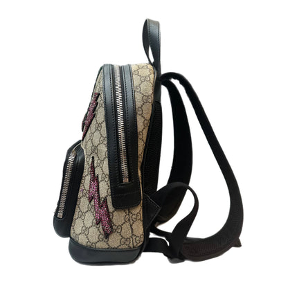 Gucci GG Supreme Monogram Embroidered Backpack