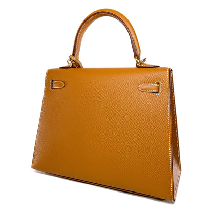 Hermes Kelly 25 Gold Sellier Epsom Gold Hardware