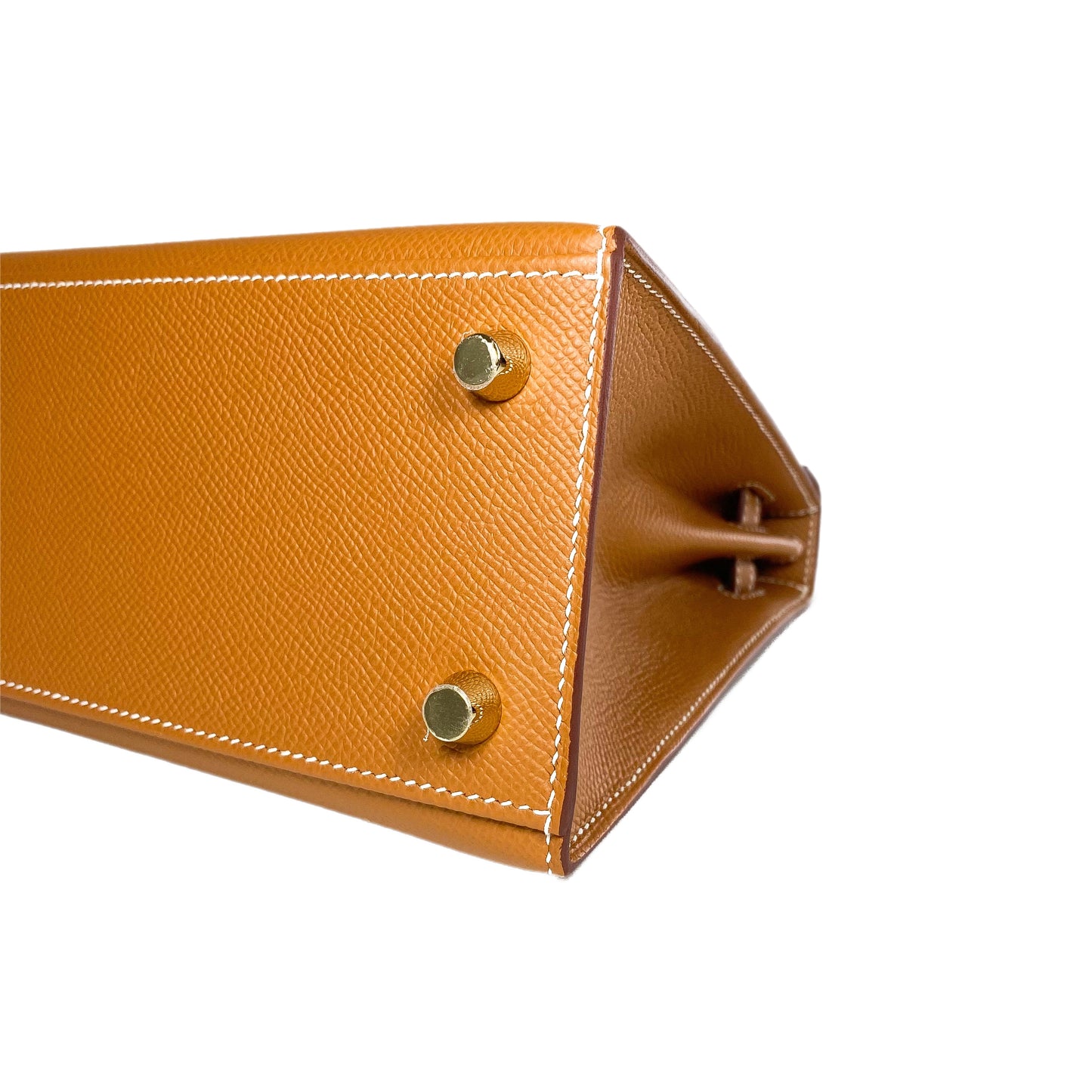 Hermes Kelly 25 Gold Sellier Epsom Gold Hardware
