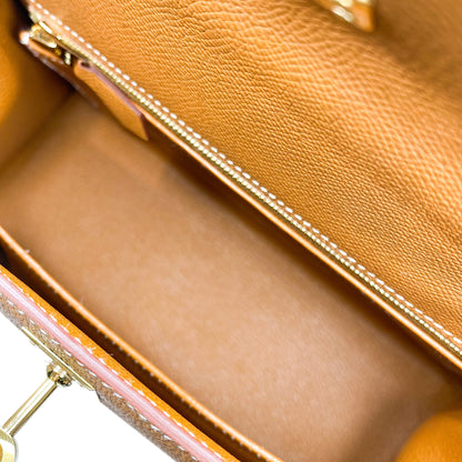 Hermes Kelly 25 Gold Sellier Epsom Gold Hardware