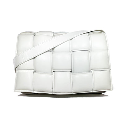 Bottega Veneta White Padded Cassette Bag