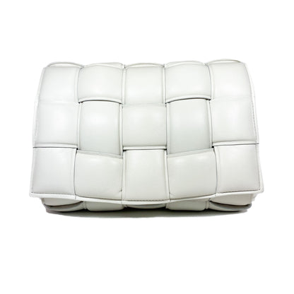 Bottega Veneta White Padded Cassette Bag